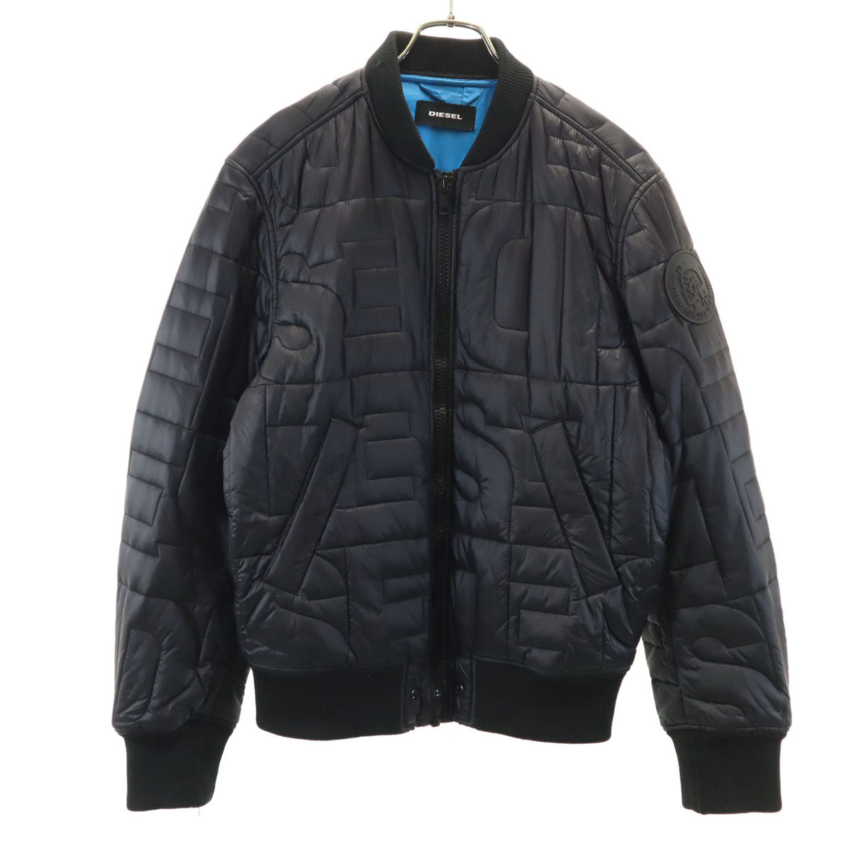 DIESEL ディーゼル キルティングジャケット M ブラック 中綿 ボンバー メンズ