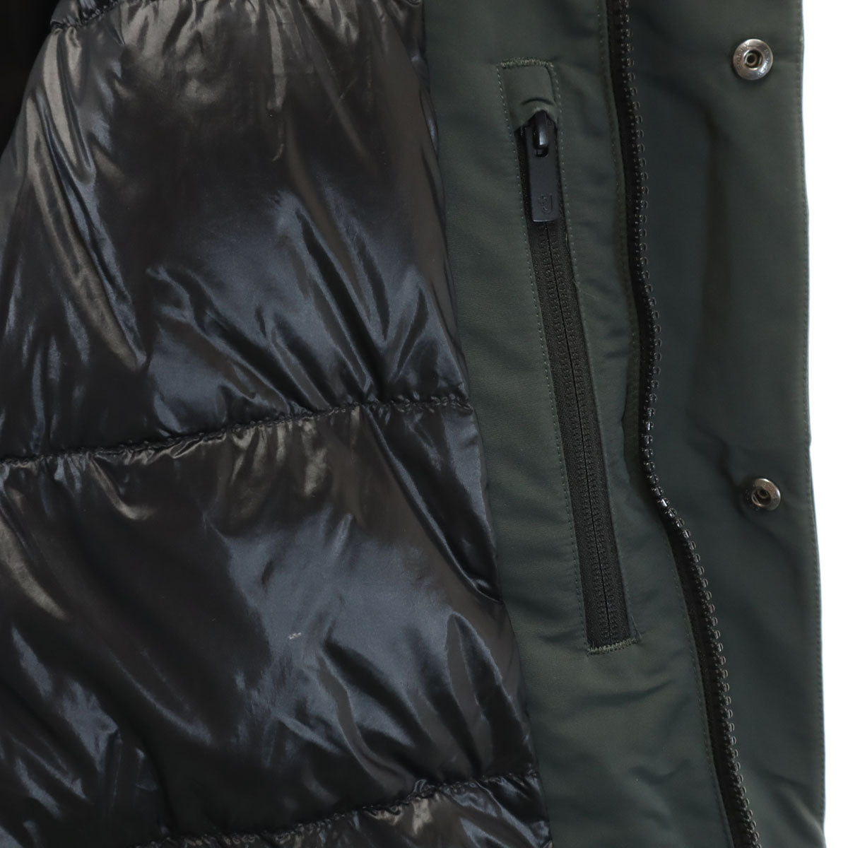 UNIQLO +J ユニクロ プラスジェイ 長袖 ハイブリッドオーバーサイズ ダウンパーカー M カーキ メンズ