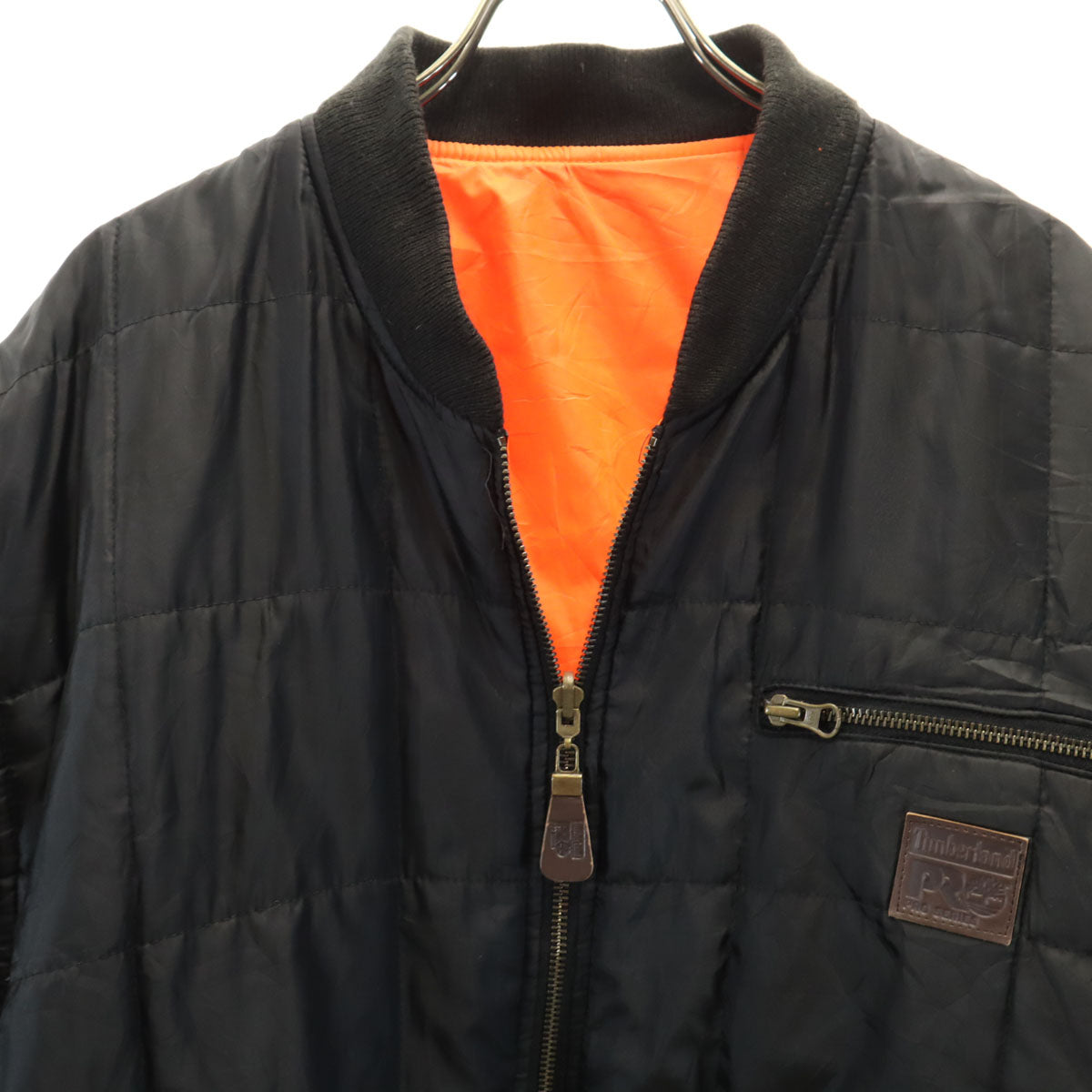 Timberland ティンバーランド リバーシブル ジャケット ブラック PRO SERIES 薄中綿入り メンズ