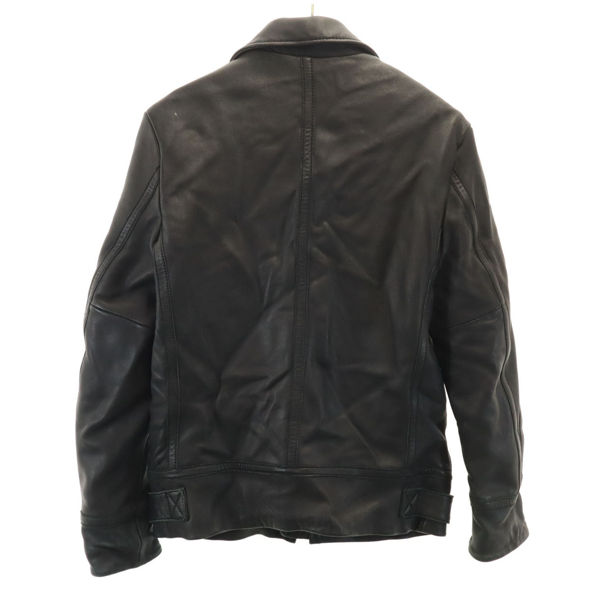 junhashimoto ジュンハシモト レザージャケット S ブラック nano universe メンズ