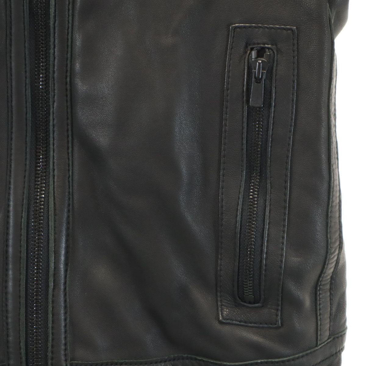 junhashimoto ジュンハシモト レザージャケット S ブラック nano universe メンズ