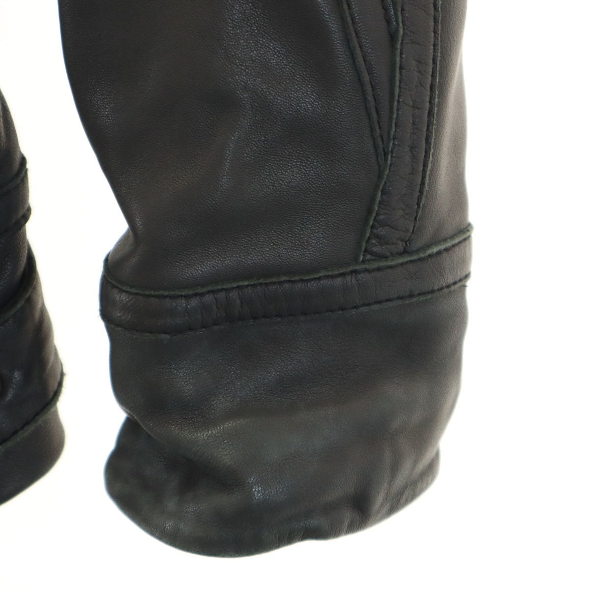 junhashimoto ジュンハシモト レザージャケット S ブラック nano universe メンズ