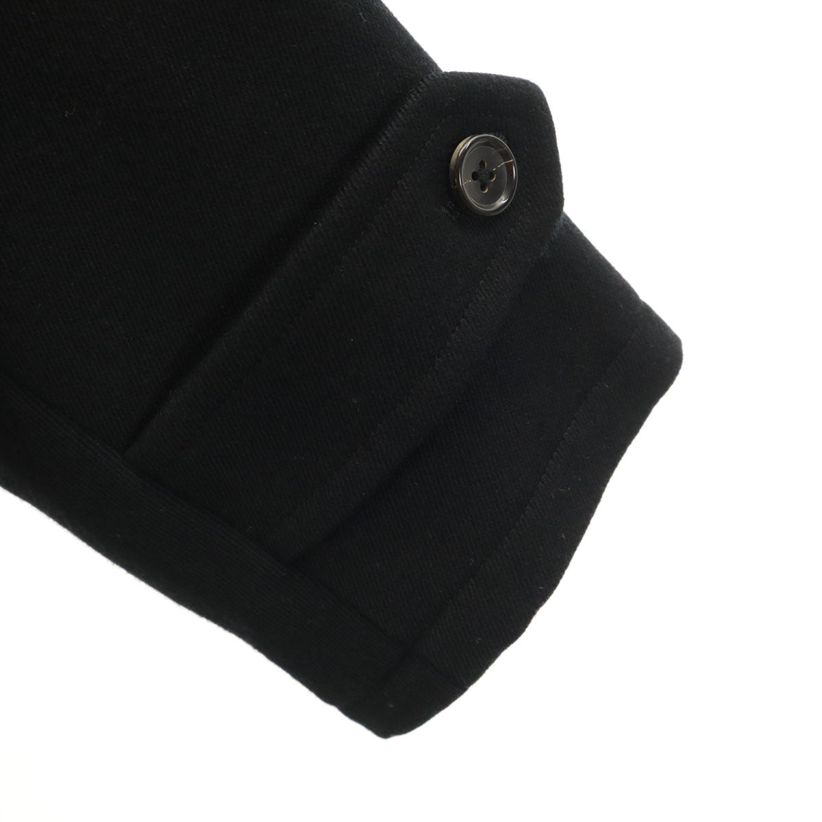 Camoshita カモシタ UNITED ARROWS 日本製 ウールブレンド ピーコート 46 ブラック系 メンズ