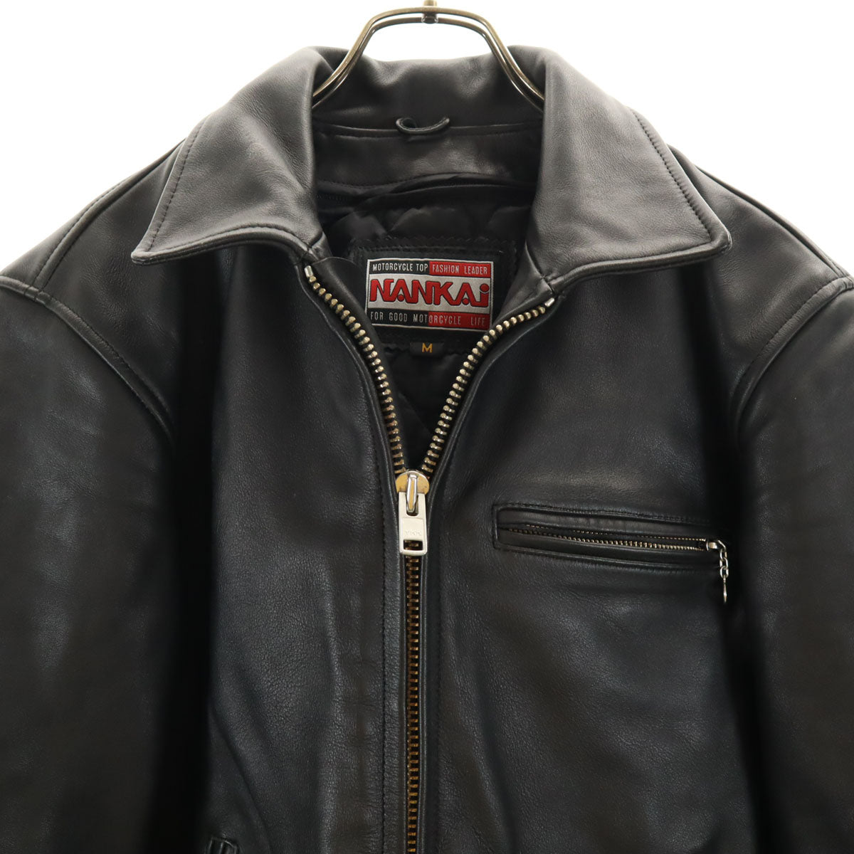 NANKAI ナンカイ レザージャケット M ブラック系 ライナー 裏