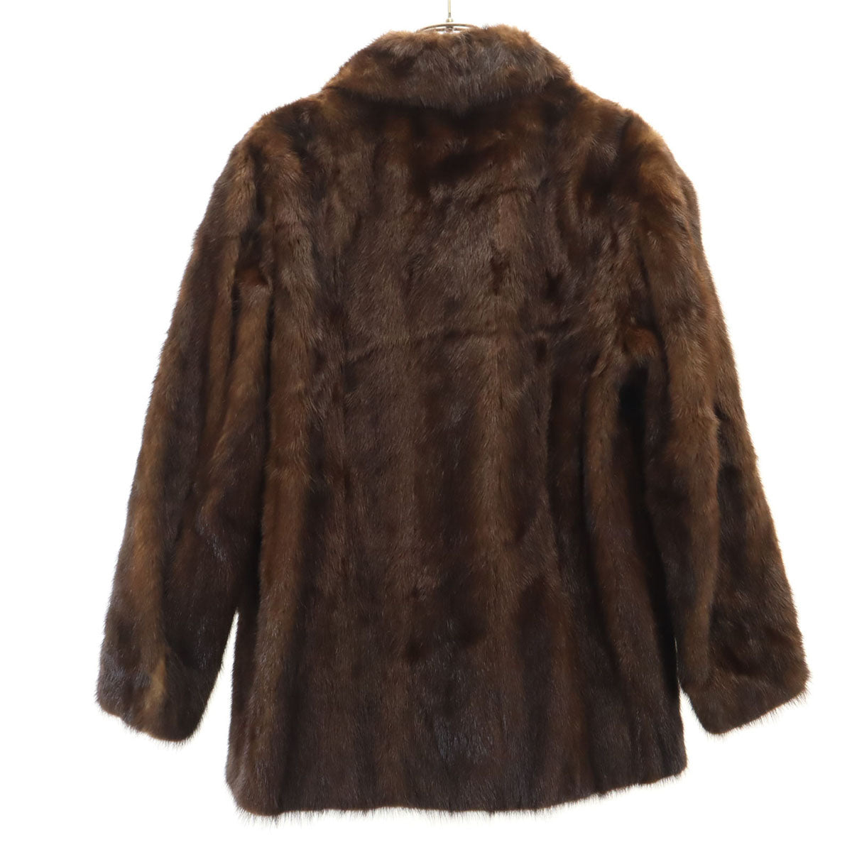 SAGA MINK サガミンク 毛皮コート 9 ブラウン レディース