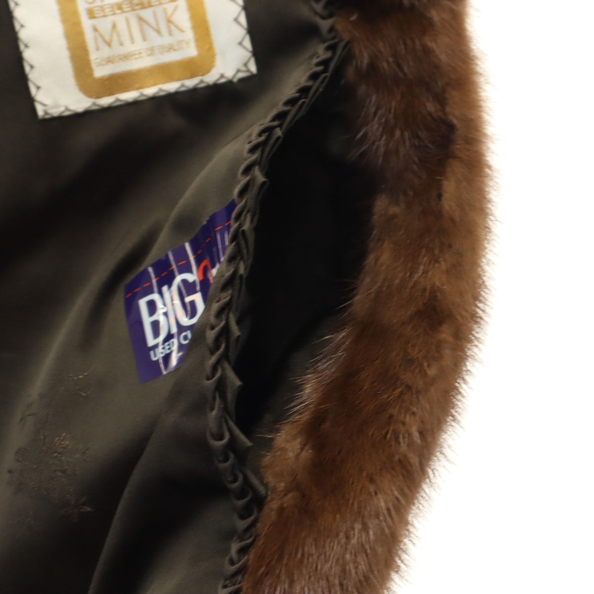 SAGA MINK サガミンク 毛皮コート 9 ブラウン レディース