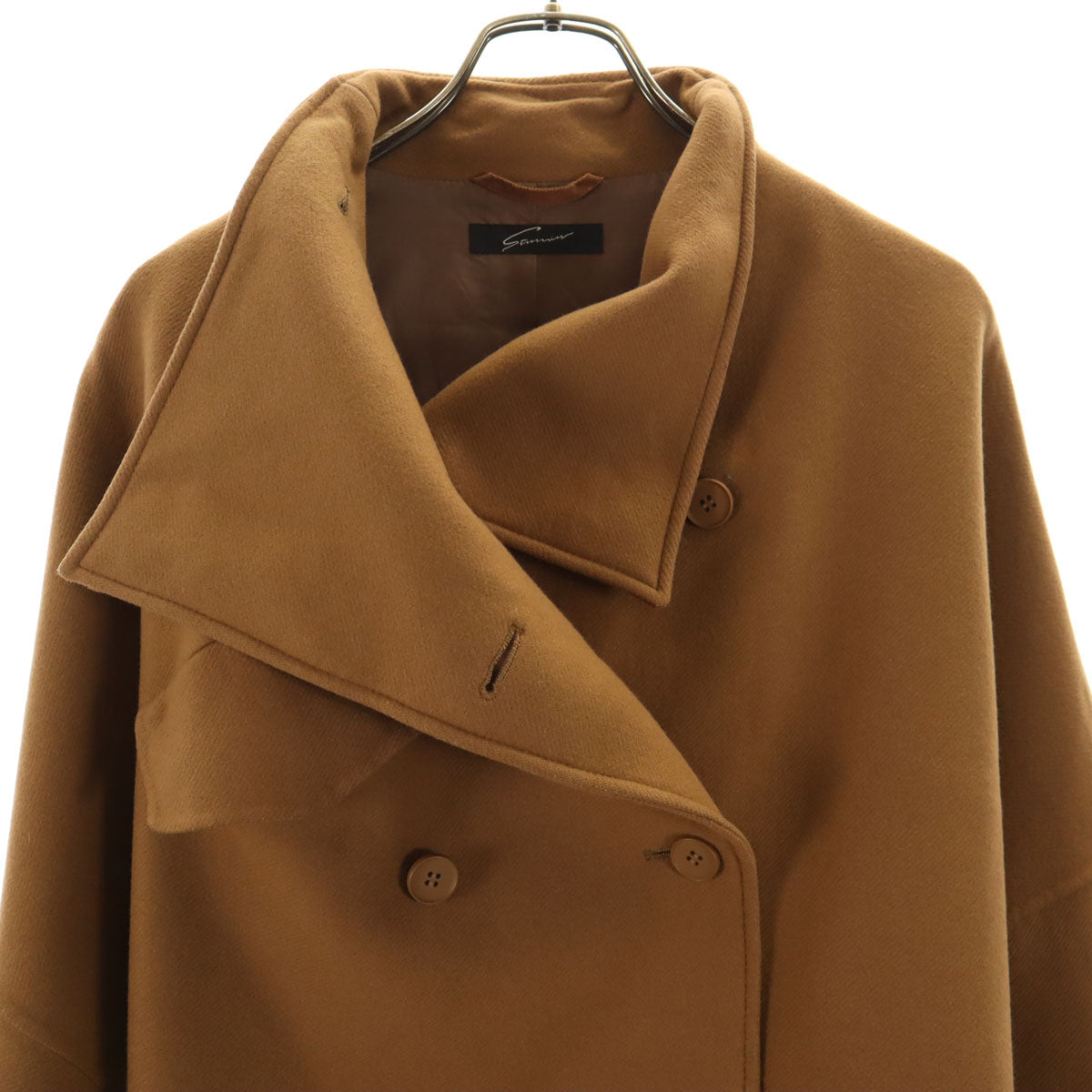 美品 STUNNING LURE スタニングルアー ウールコート 0 ブラウン系 レディース