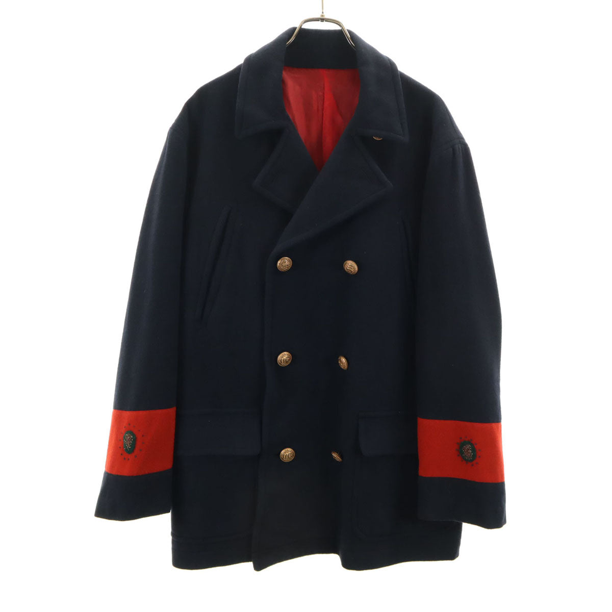 TAKESHI YAJIMA タケシヤジマ ピーコート 3 ネイビー メンズ