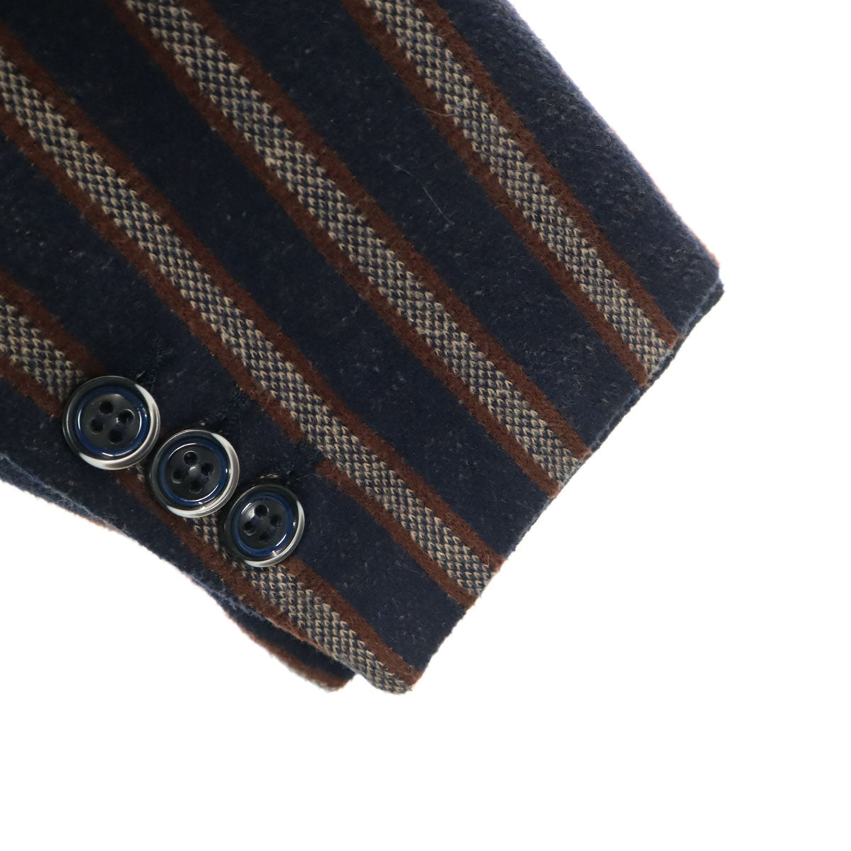 SSEINSE センス ストライプ柄 テーラードジャケット 44 ネイビー ブレザー メンズ