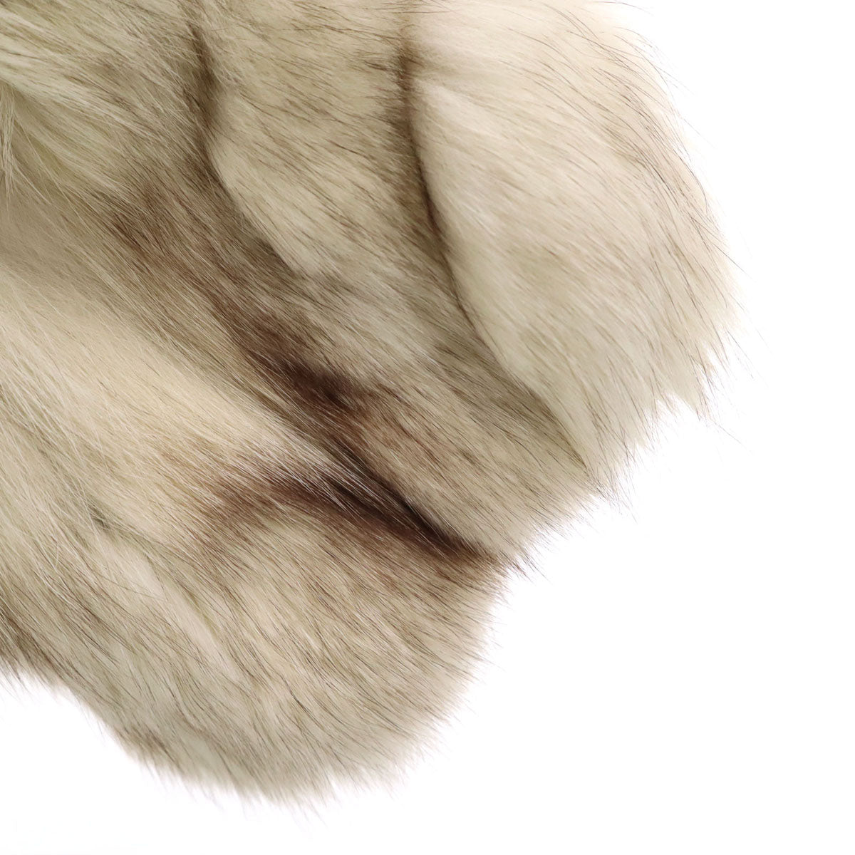 カナダ製 毛皮コート グレージュ系 レディース