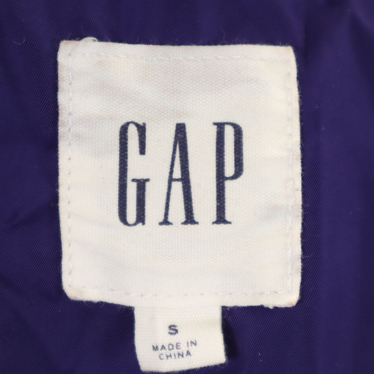 GAP ギャップ ダウンジャケット S パープル メンズ