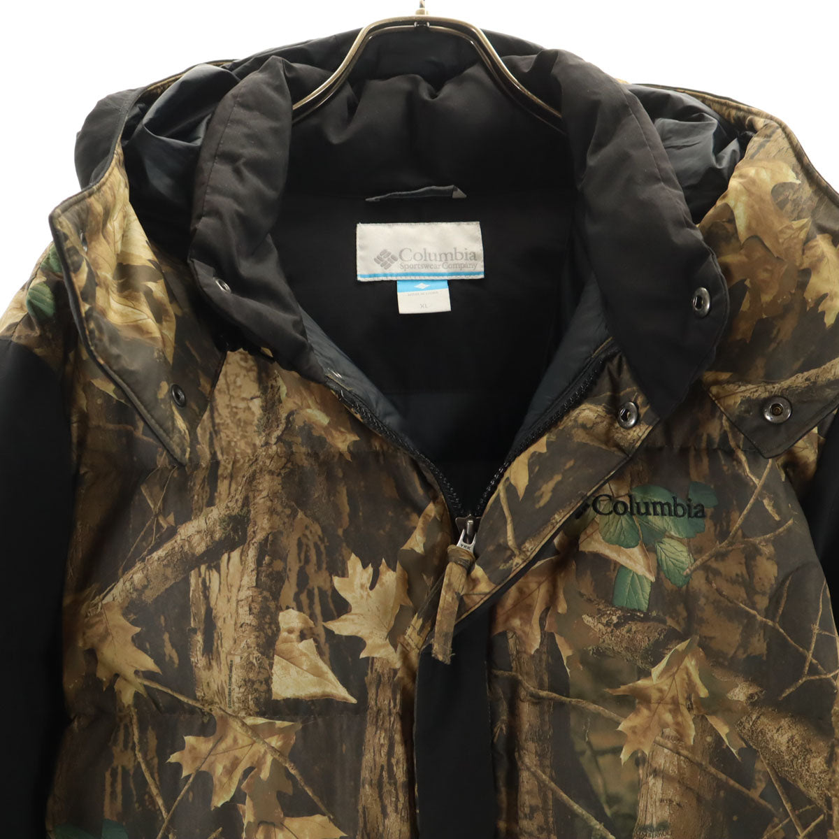 Columbia コロンビア ダウンジャケット XL ブラック系 アウトドア メンズ