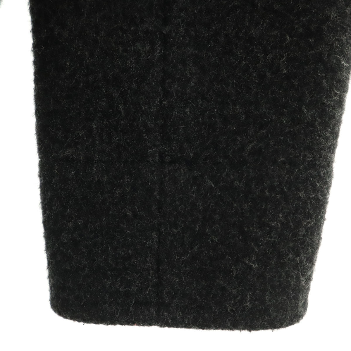 Danton ダントン 日本製 ウールモッサ コート 36 グレー 丸襟 くるみ