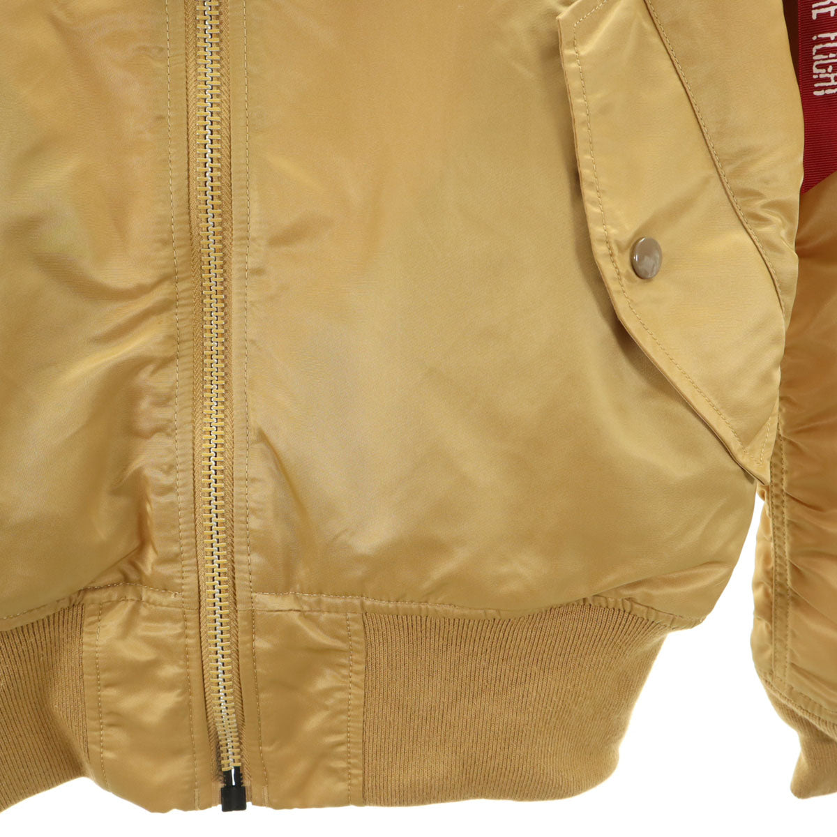 ALPHA INDUSTRIES INC アルファインダストリーズ MA-1 ブルゾン S ベージュ系 メンズ