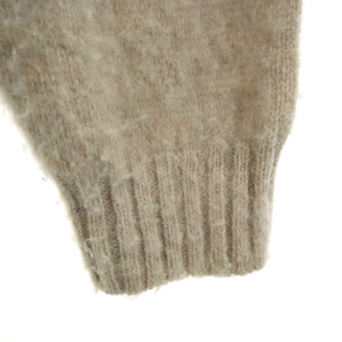 INVERALLAN インバーアラン スコットランド製 長袖 セーター 40 グレージュ ニット メンズ