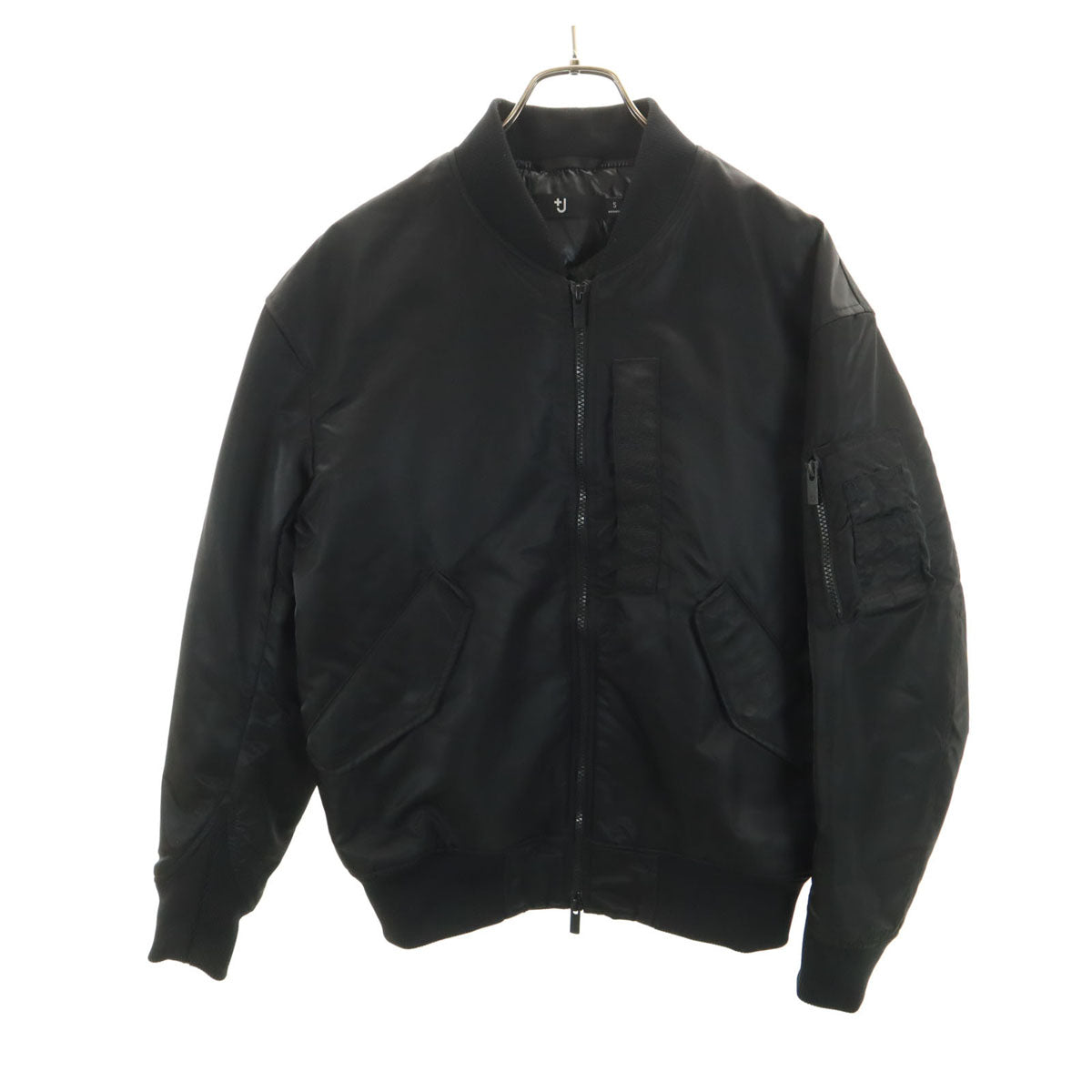 UNIQLO +J ユニクロ プラスジェイ ハイブリッドダウンオーバーサイズMA-1 ブルゾン S ブラック メンズ