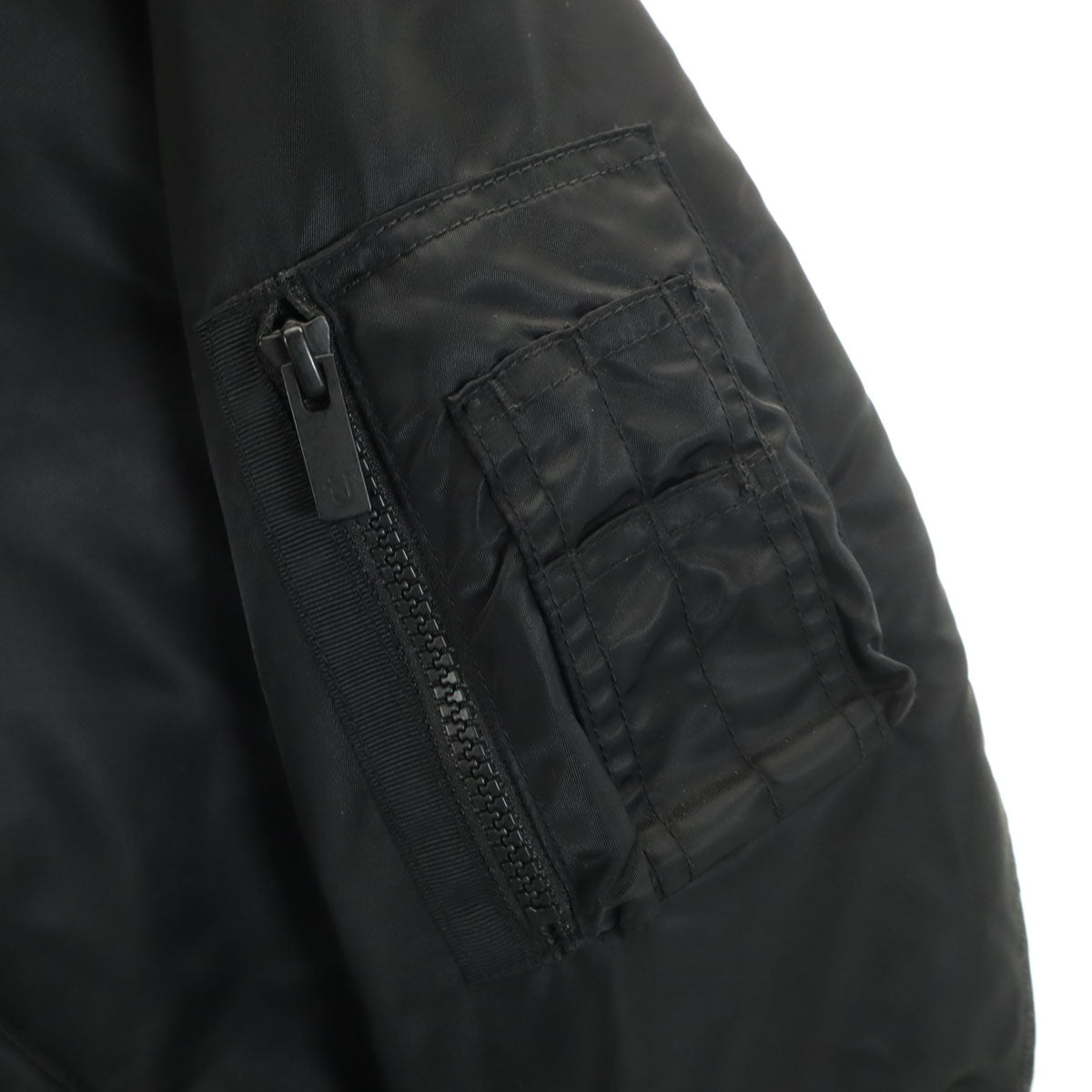 UNIQLO +J ユニクロ プラスジェイ ハイブリッドダウンオーバーサイズMA-1 ブルゾン S ブラック メンズ