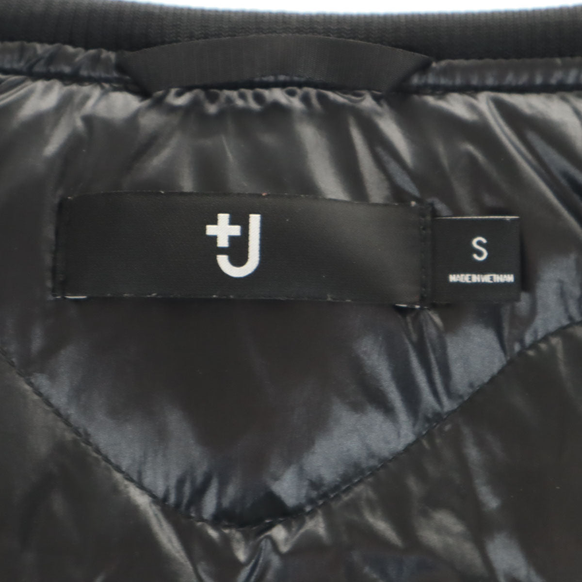 UNIQLO +J ユニクロ プラスジェイ ハイブリッドダウンオーバーサイズMA-1 ブルゾン S ブラック メンズ