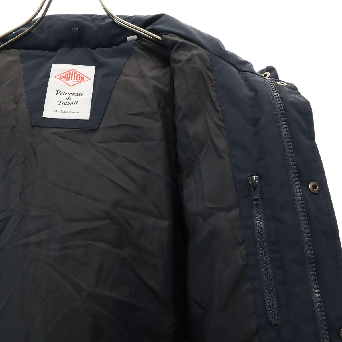 Danton ダントン ダウンジャケット 40 ネイビー メンズ