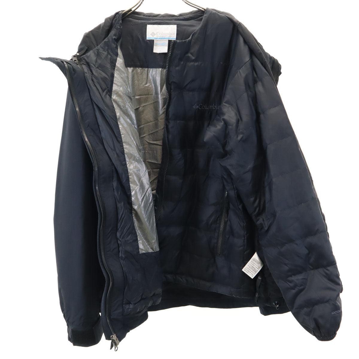 Columbia コロンビア オレル ジャケット M チャコールブラック ダウンライナー付き アウトドア メンズ