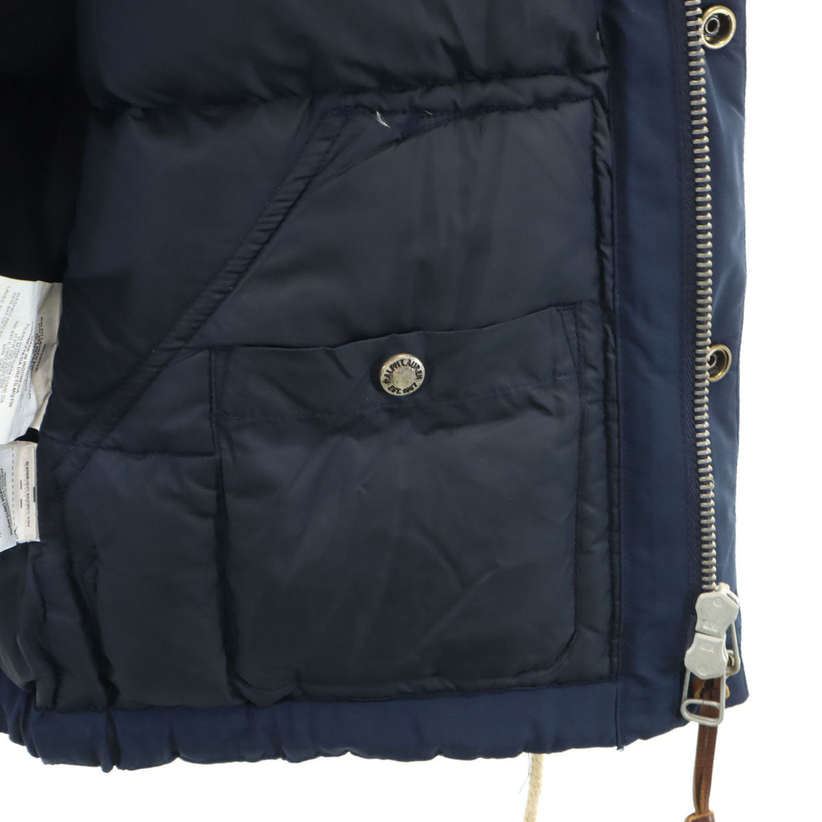 POLO RALPH LAUREN ポロラルフローレン ダウンベスト XS ネイビー レディース