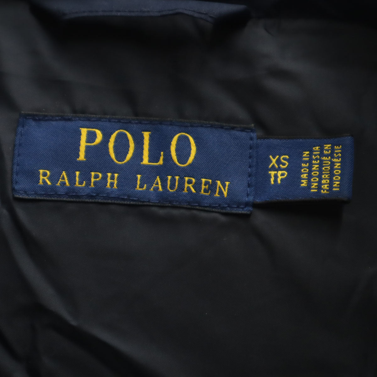 POLO RALPH LAUREN ポロラルフローレン ダウンベスト XS ネイビー レディース