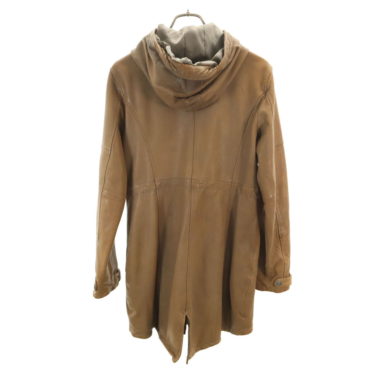 AVIREX Belle アヴィレックス ベル シープスキン レザーコート M ベージュ レディース