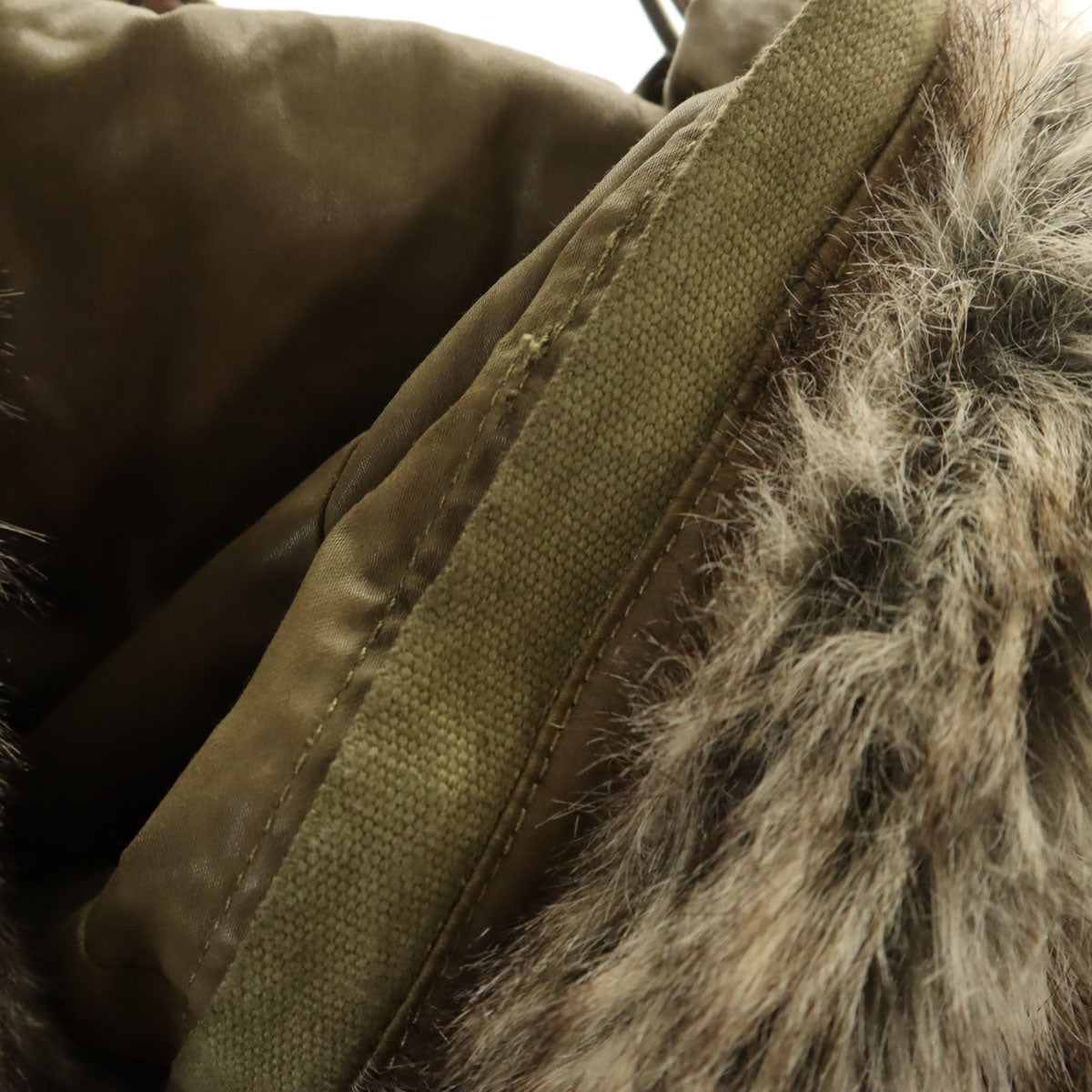 DIESEL ディーゼル フェイクレザー コート XS カーキ レディース