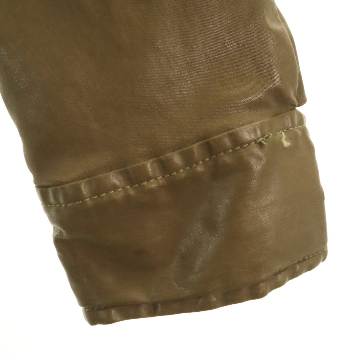 DIESEL ディーゼル フェイクレザー コート XS カーキ レディース