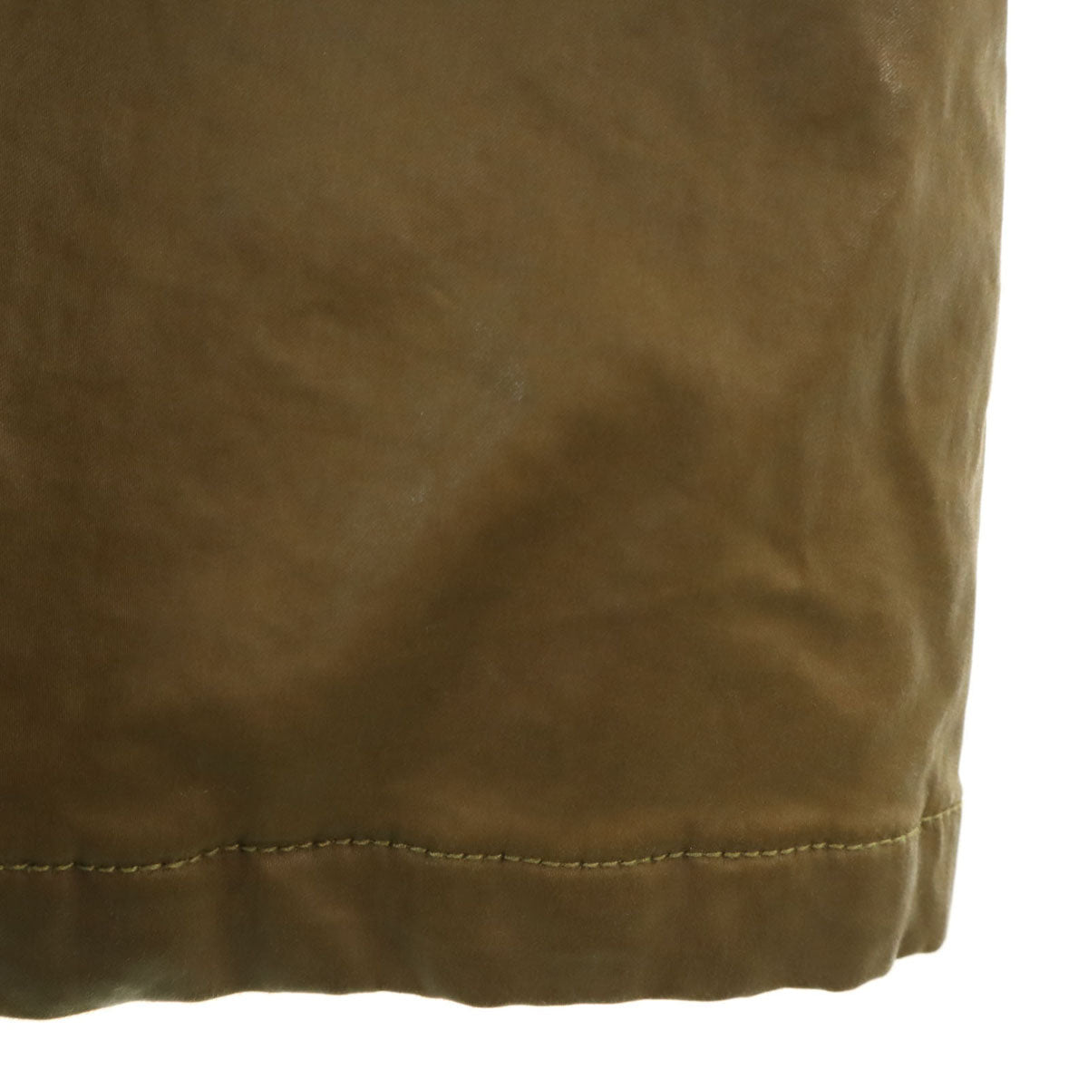 DIESEL ディーゼル フェイクレザー コート XS カーキ レディース