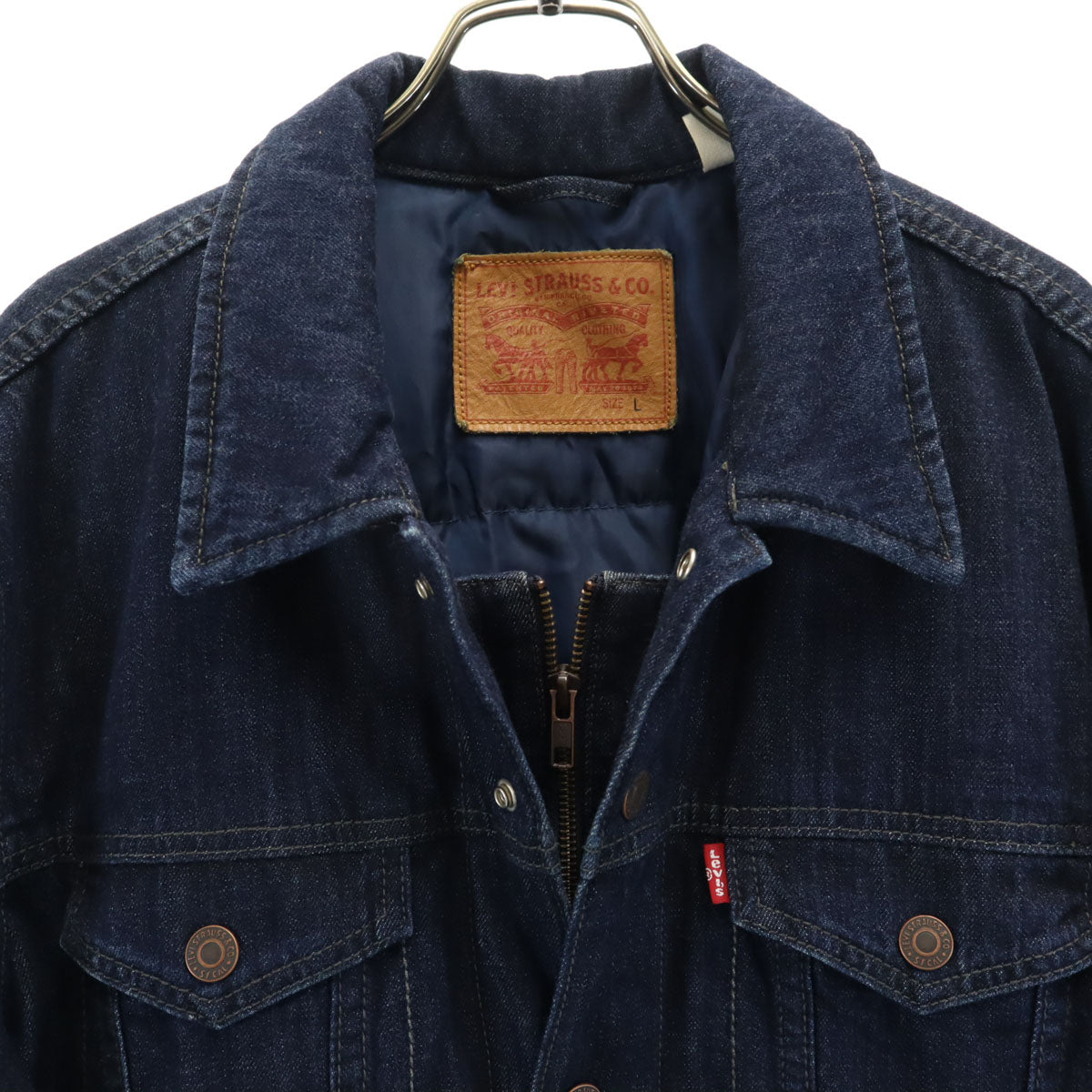 Levi's リーバイス デニムジャケット L 裏ダウン メンズ