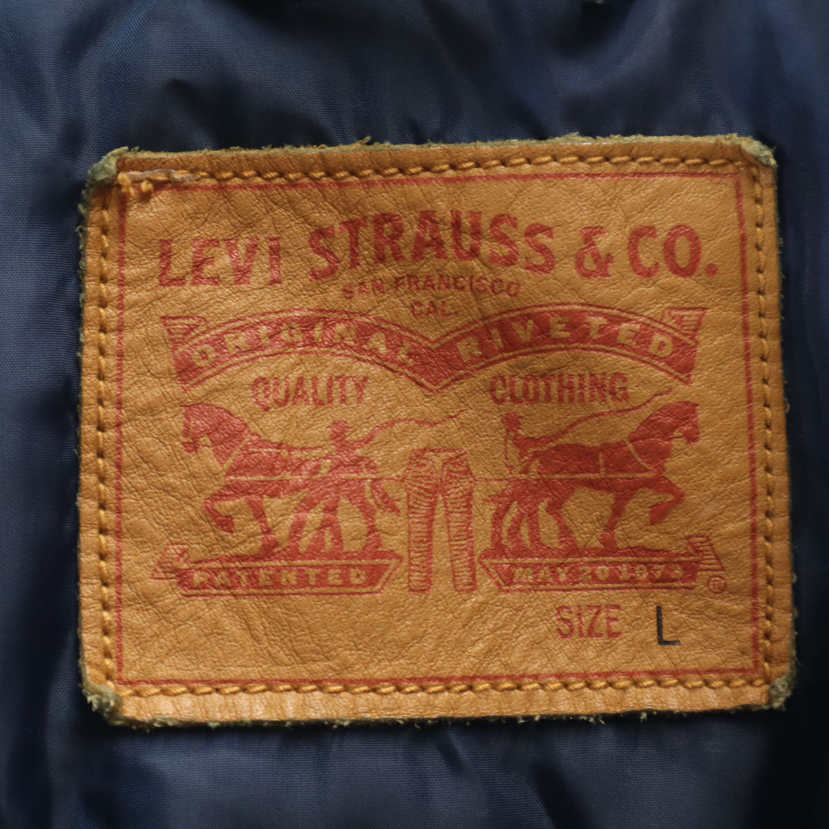 Levi's リーバイス デニムジャケット L 裏ダウン メンズ