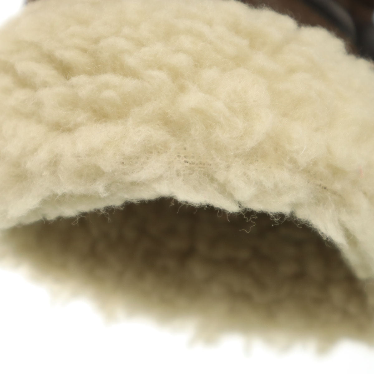 ALPHA INDUSTRIES INC アルファインダストリーズ フェイクムートン ジャケット M ブラウン系 裏ボア メンズ