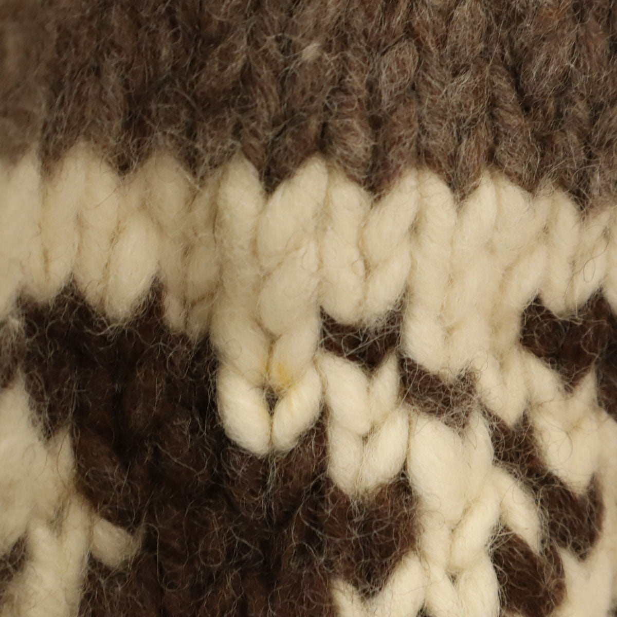 未使用 MODESTE INDIAN SWEATER & CRAFTS LTD. サンダーバード柄 カウチンジャケット 46 ブラウン メンズ