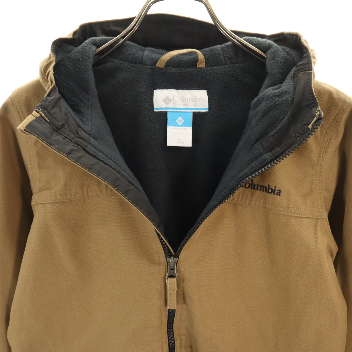Columbia コロンビア ロマビスタ フードジャケット L カーキベージュ アウトドア キッズ