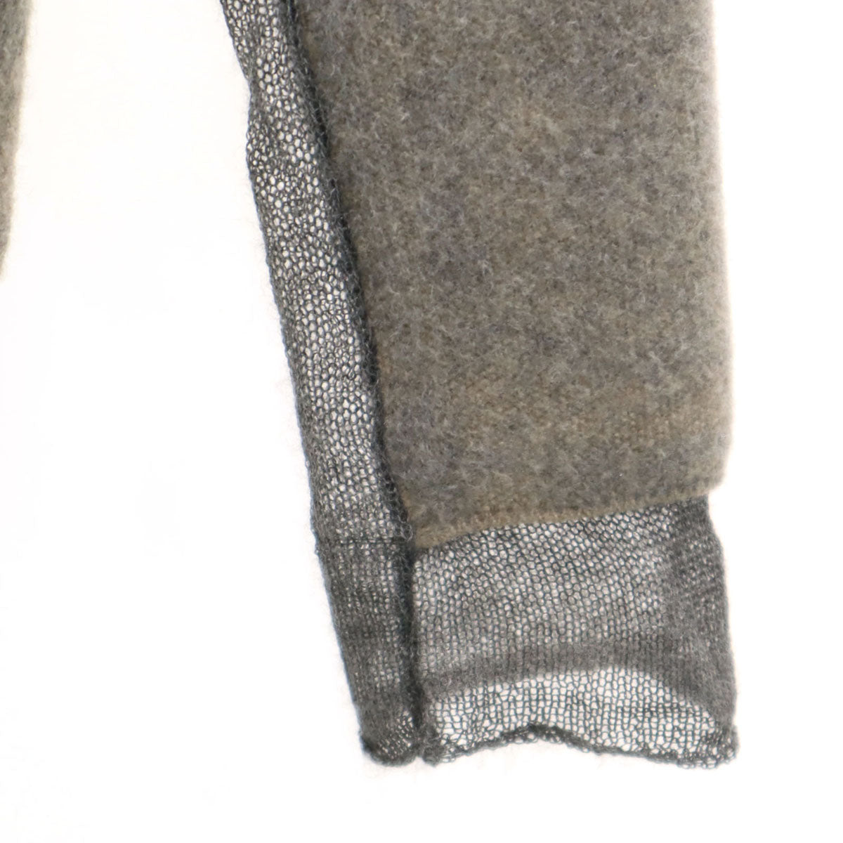 JIL SANDER ジルサンダー イタリア製 カシミヤブレンド 長袖 セーター 48 グレージュ ニット メンズ