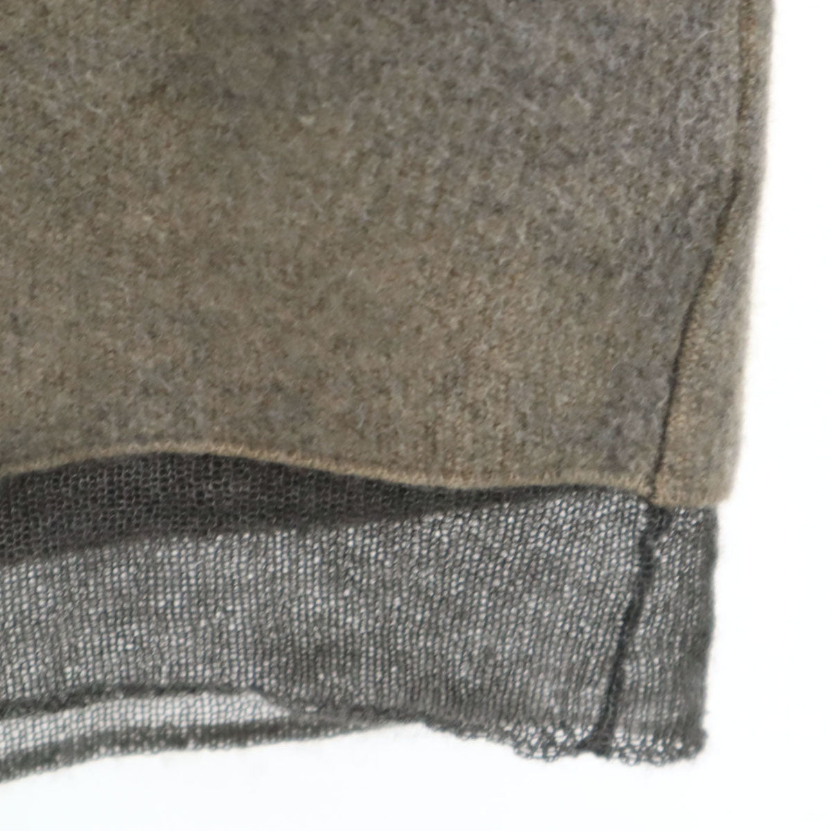 JIL SANDER ジルサンダー イタリア製 カシミヤブレンド 長袖 セーター 48 グレージュ ニット メンズ