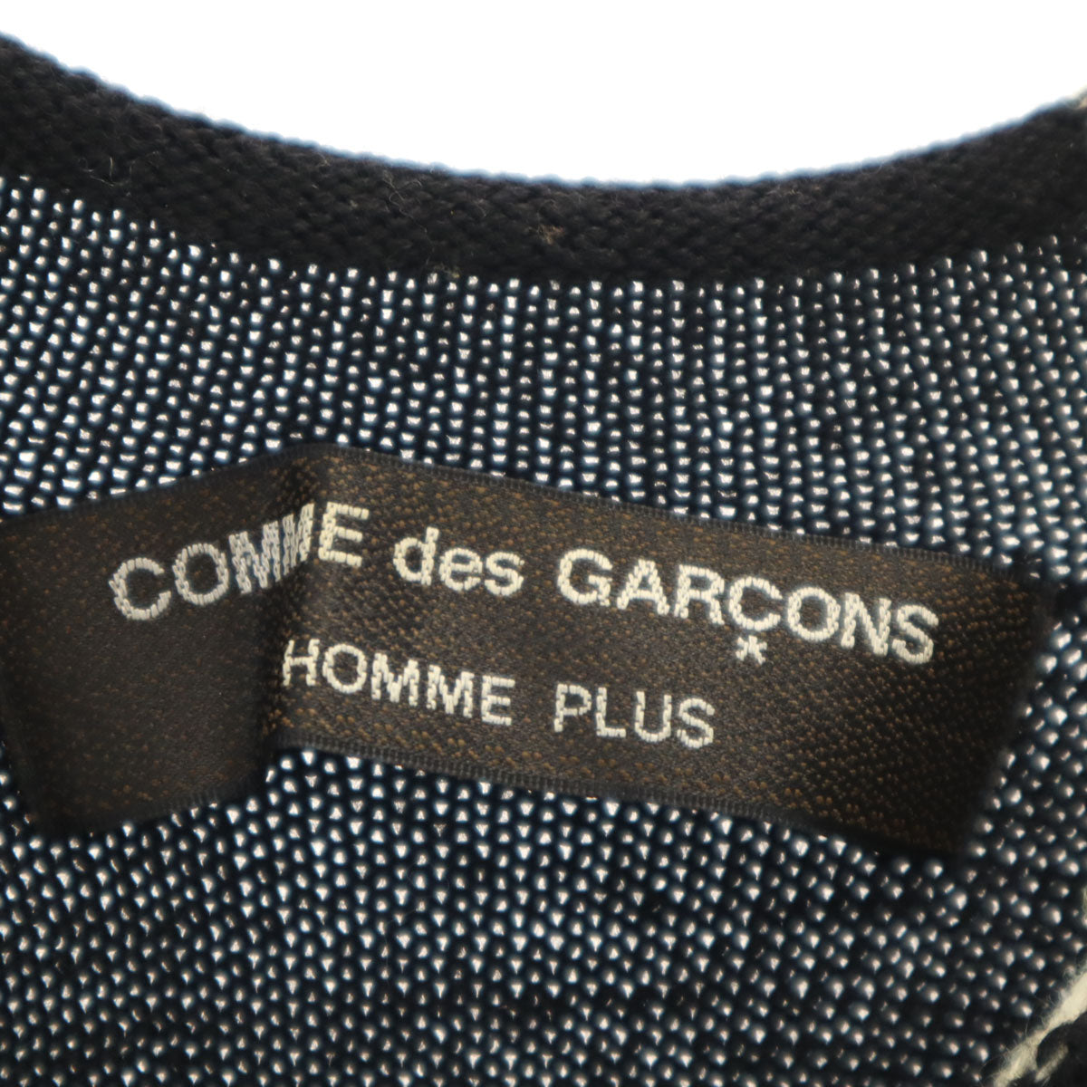 COMME des GARCONS HOMME PLUS コムデギャルソンオムプリュス 2003年 日本製 長袖 セーター ブラック ニット メンズ