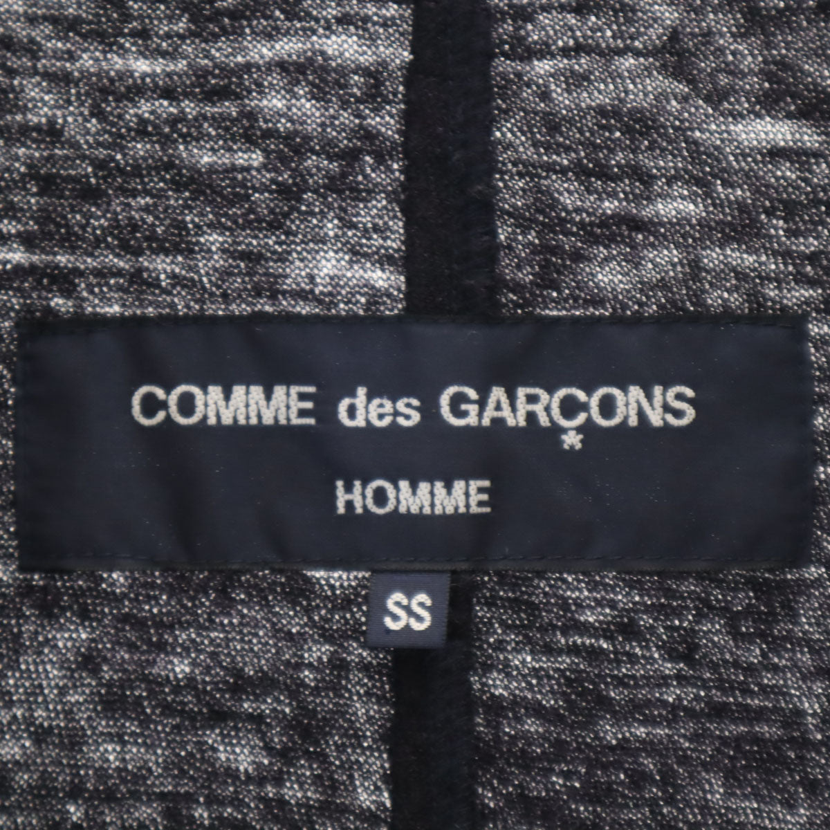COMME des GARCONS HOMME コムデギャルソンオム 2008年 日本製 長袖 ニットカーディガン SS ネイビー メンズ