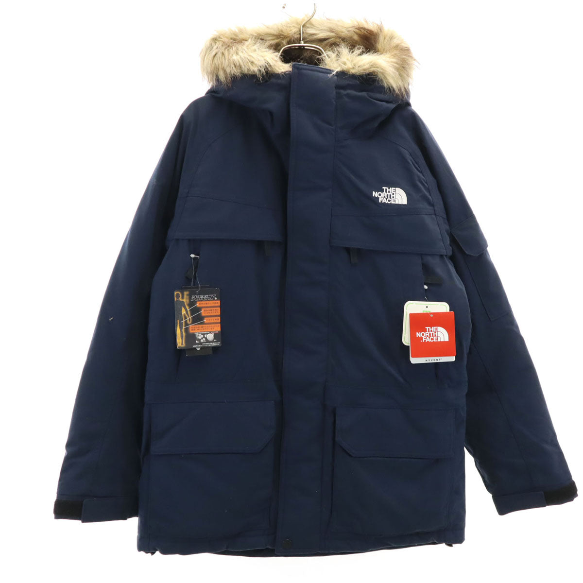 未使用 THE NORTH FACE ザノースフェイス マクマード ダウンジャケット M ネイビー アウトドア ND91310 メンズ
