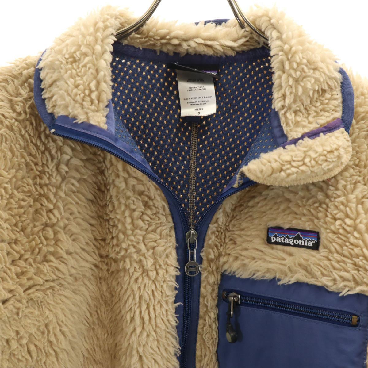 patagonia パタゴニア 2005年製 クラシックレトロ フリースジャケット S ベージュ アウトドア 23024F5 メンズ