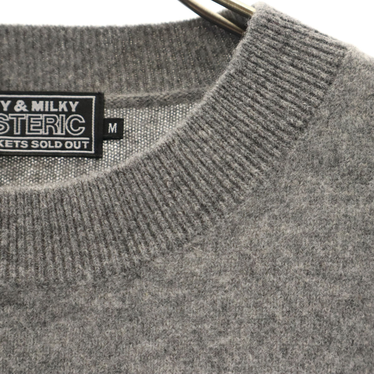 HYSTERIC ヒステリック 長袖 セーター M グレー ニット ヒステリックグラマー メンズ