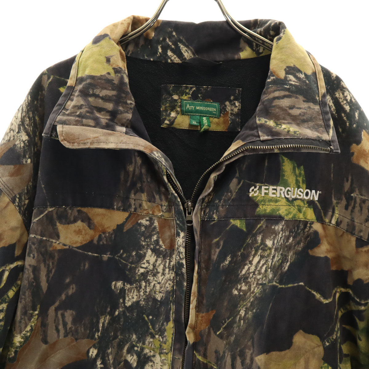 ATT MOSSGREEN リアルツリー柄 FERGUSON ジャケット XL ブラウン系 企業モノ メンズ