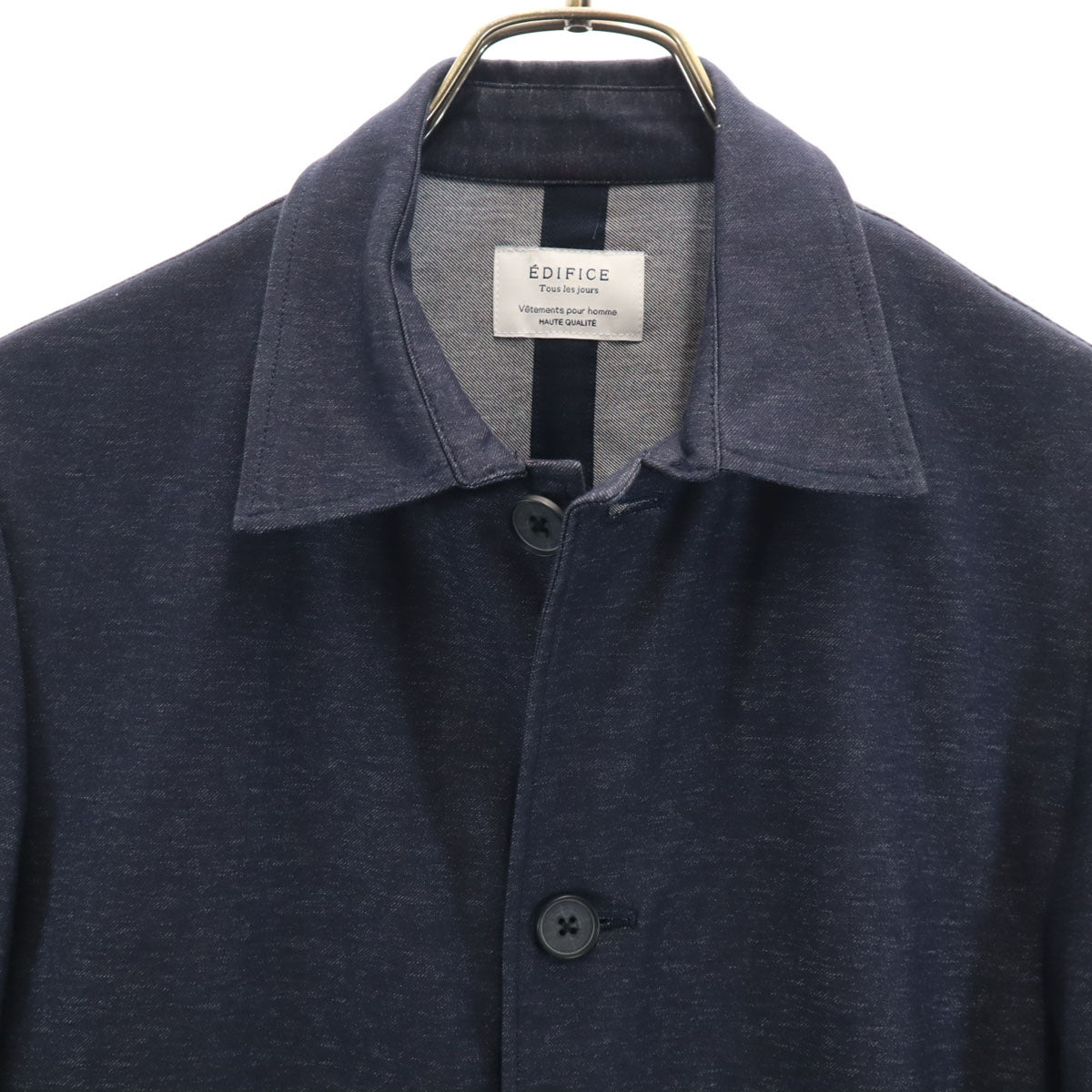 EDIFICE エディフィス 日本製 ジャケット 44 ネイビー メンズ