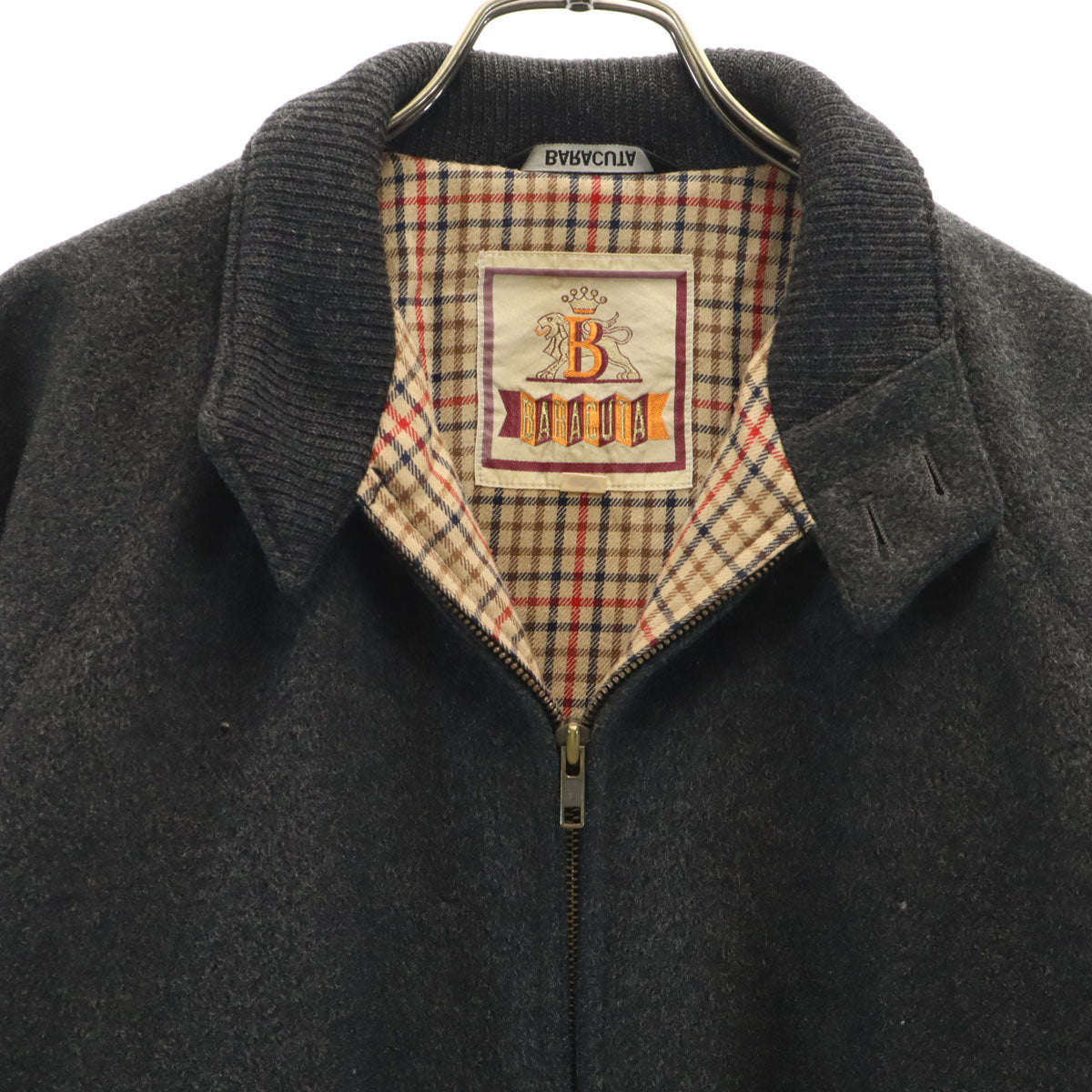 BARACUTA バラクータ カシミヤブレンド G9 スイングトップ 38 チャコールグレー ジャケット メンズ