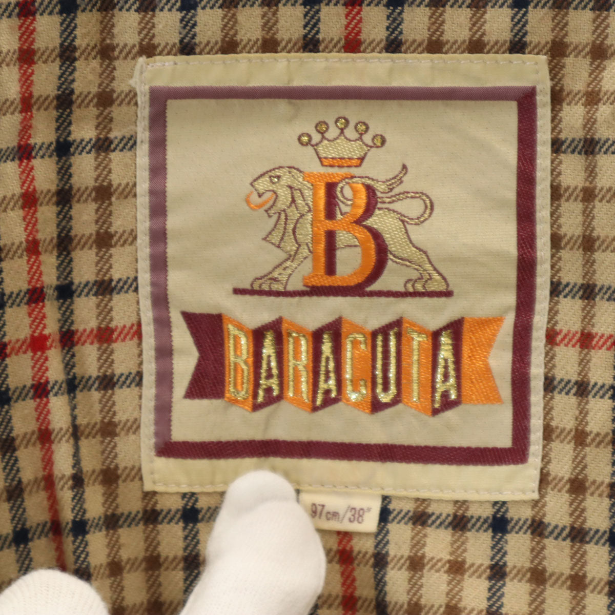 BARACUTA バラクータ カシミヤブレンド G9 スイングトップ 38 チャコールグレー ジャケット メンズ