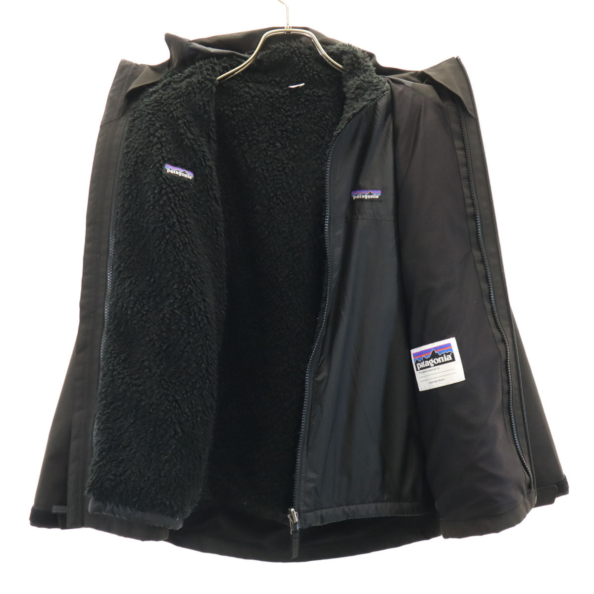 patagonia パタゴニア フォーインワン エブリデー ジャケット L 12 ダークブラウン系 68035FA23 アウトドア ライナー付き キッズ