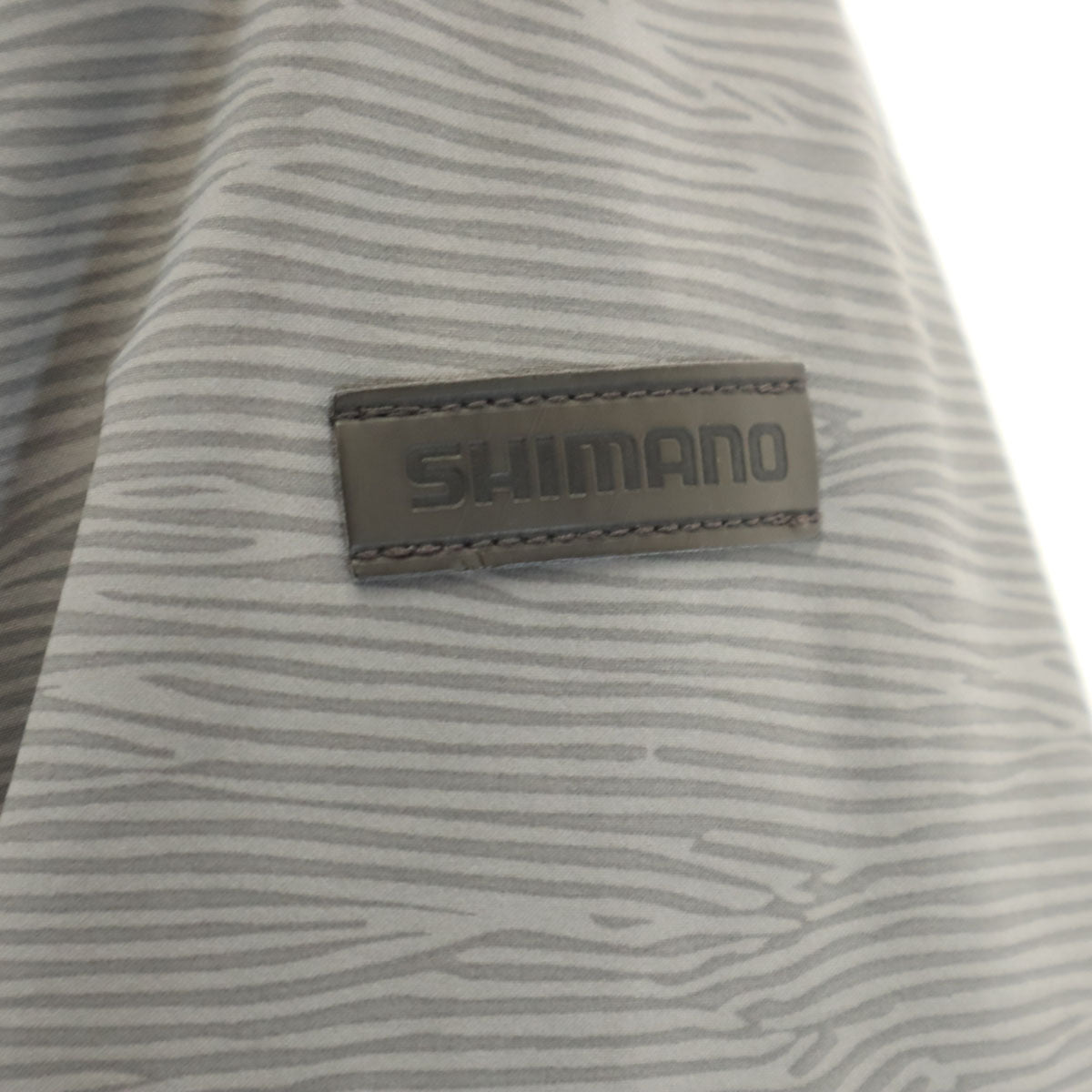 SHIMANO シマノ 総柄 フィッシング ジャケット L グレー メンズ