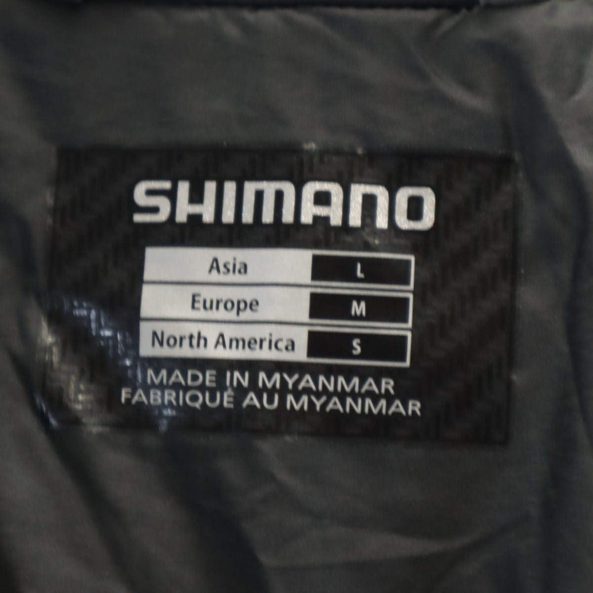 SHIMANO シマノ 総柄 フィッシング ジャケット L グレー メンズ