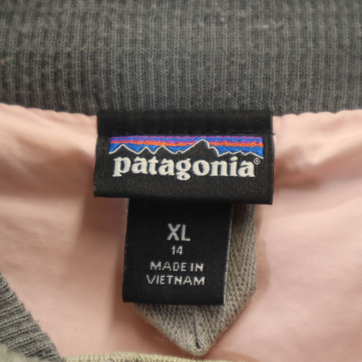 patagonia パタゴニア ボアジャケット XL 14 グレー 65415FA18 アウトドア キッズ